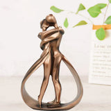 Enhanced Product Title: "Bronze Umarmungs-Skulptur für Paare – Elegante Dekorative Figur für Ihr Zuhause" 

This title incorporates relevant keywords while maintaining clarity and appeal for potential buyers.