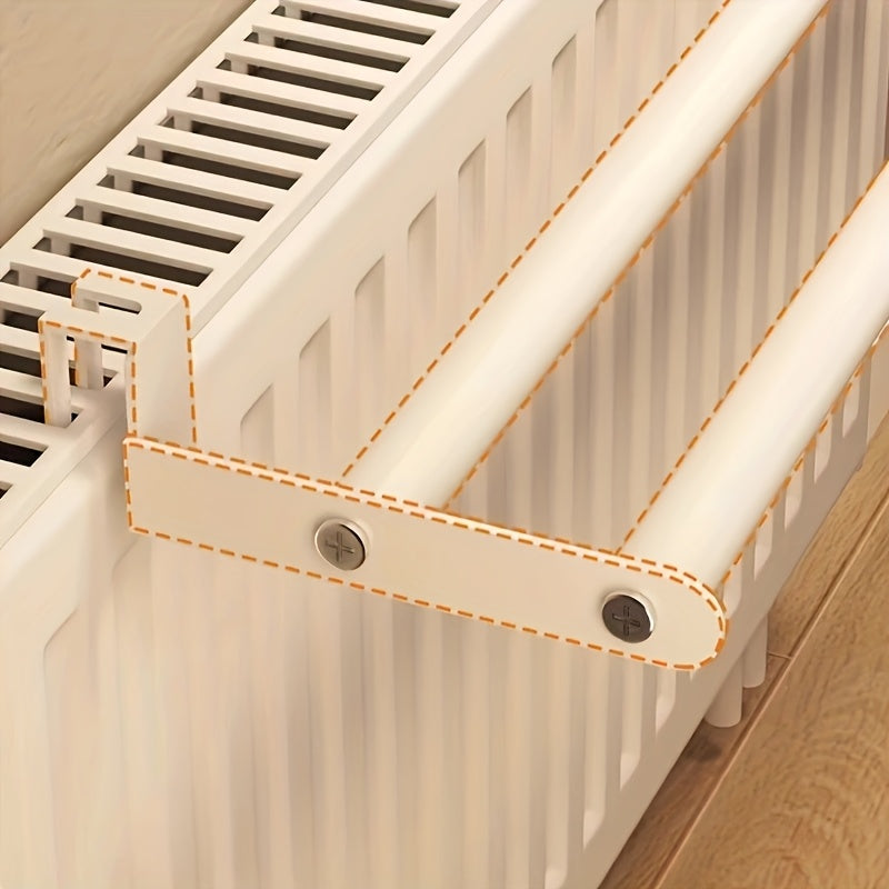 Radiator Drying Rack – Dual-Bar, Tool-Free Mounting & Foldable Metal