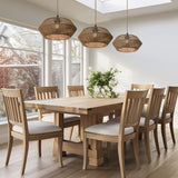Handwoven Paper Rope Pendant Light Shade | Modern Natural Design