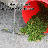 Stainless Steel Vegetable Chopper – 4 Blades, Grass & Feed Cutter, Heavy-Duty