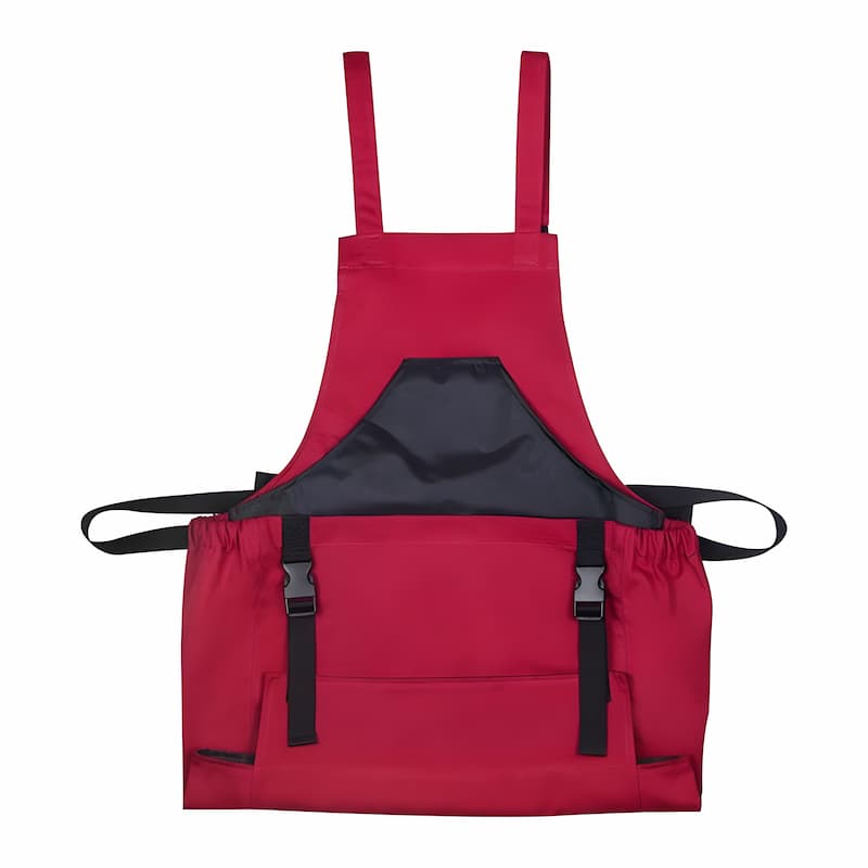 Garden Harvesting Apron – Kangaroo Pocket, Waterproof PVC & Adjustable Straps