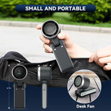 Foldable Handheld Fan – Brushless Motor 13550 RPM, 5 Speeds & 10-Hour Battery