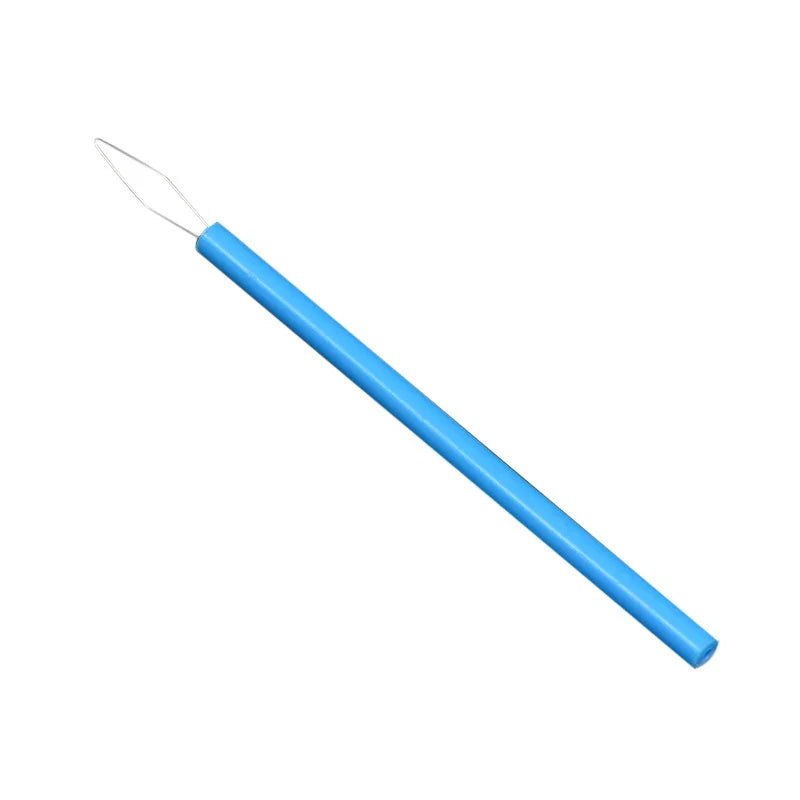 Ergonomic Needle Threader – Cylindrical Grip for Sewing, Knitting & Crafts
