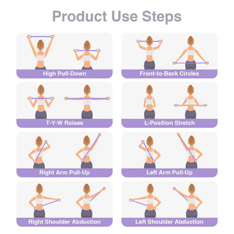 Double-Loop Resistance Band – 20lb Silicone, Non-Slip Grip & Sweat-Resistant
