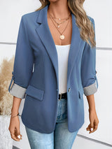 Enhanced Product Title: Jamie™ Damen Stilvoller Blazer – Eleganter Schnitt, Hochwertiges Material, Perfekt für Business und Freizeit

This optimized title includes keywords that potential customers might search for, such as "elegant," "hochwertiges Materi