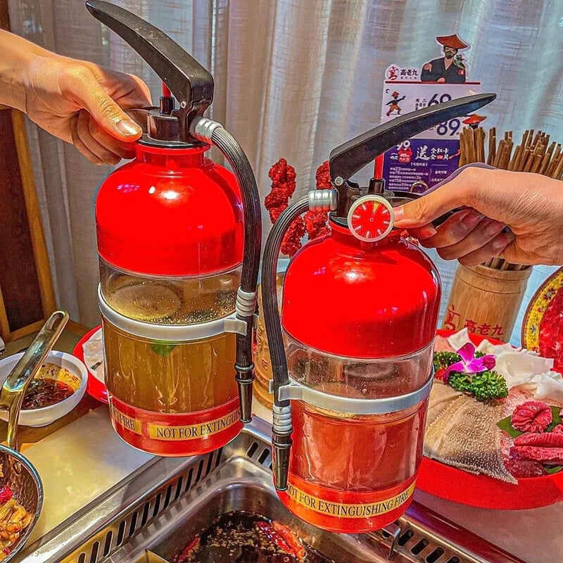 Getränkespender Feuerlöscher-Design 2 Liter
