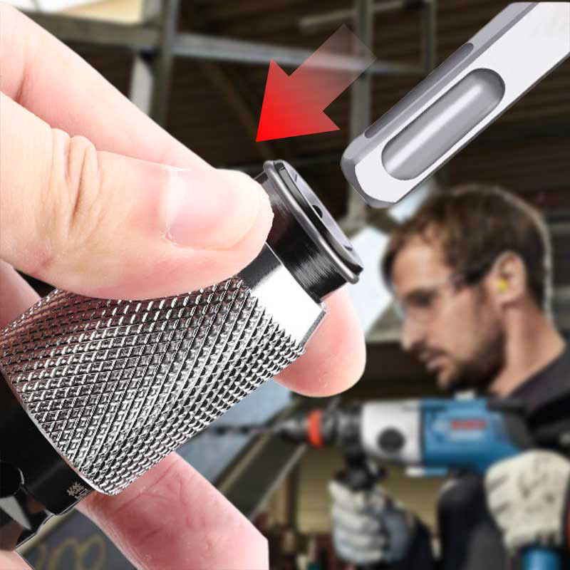 Drill Bit Adapter – Carbon Steel, Quick-Change Lock & Electric Screwdriver Compatible