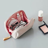 Padded Cosmetic Bag – Nylon Foam Lining, Spacious Main Compartment & 4 Colors