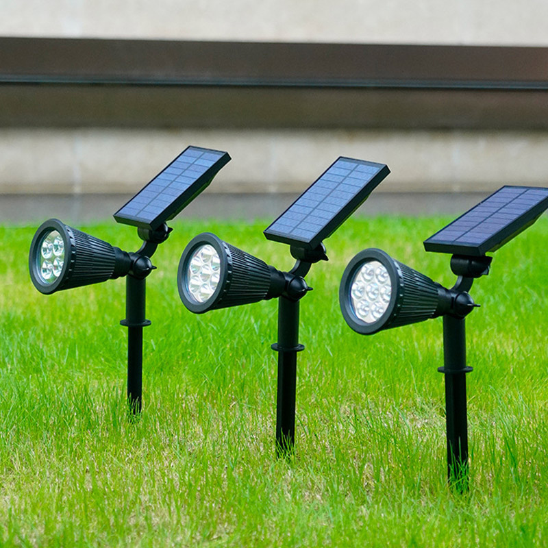 Solar LED Garden Spotlight – Auto Dusk Sensor, Weatherproof & 4/7-Pack
