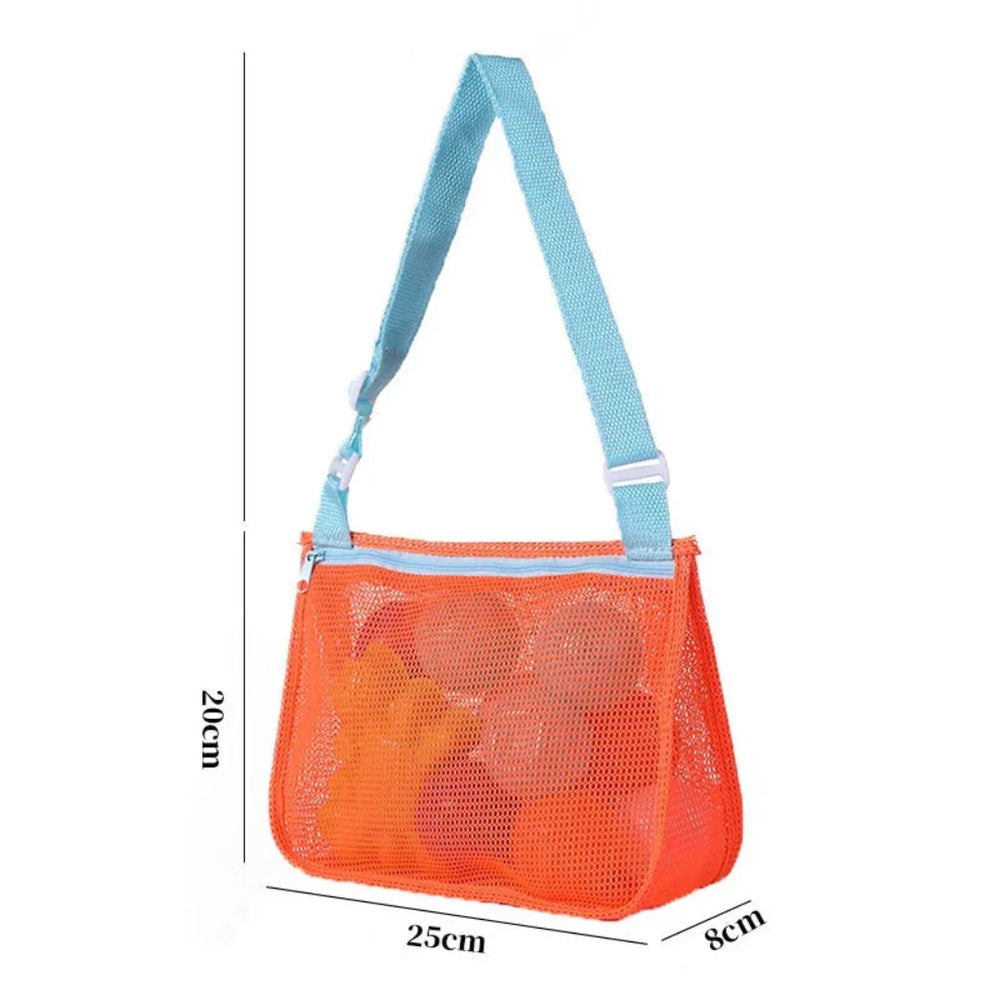 Kids Beach Sand Sifter – Shell Collector, Shovel & Adjustable Strap