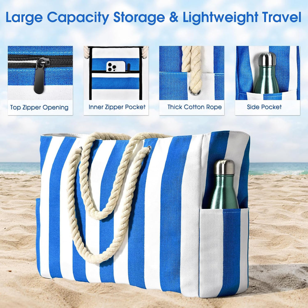 Water- and Sand-Proof Oversized Beach Bag - SandAway