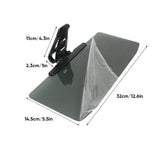 Car Sun Visor Extension – Polarized Panel, Clip-On Mount & 180° Swivel