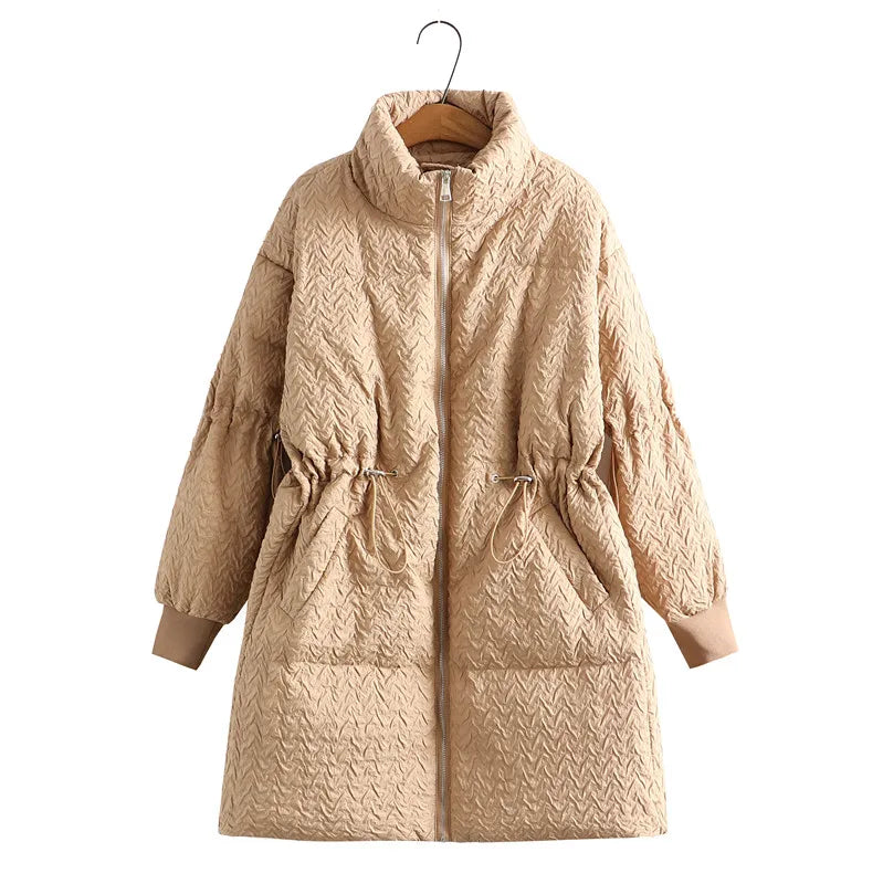 Plus-Size Mid-Length Winter Coat - Cozy & Warm for Cold Days | Stylish & Comfortable Outerwear