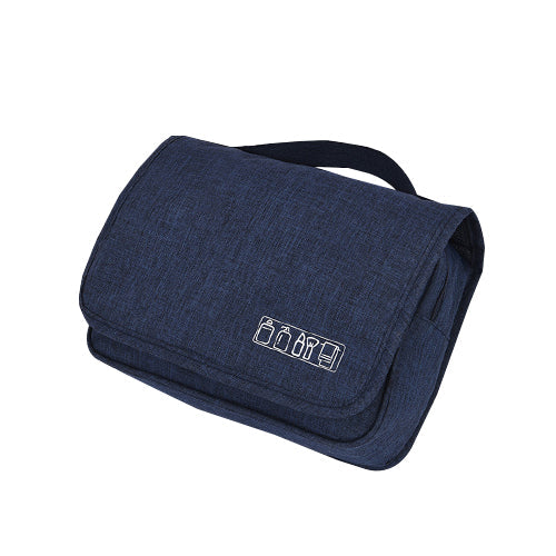 Deluxe Hanging Toiletry Bag Organizer - Travel-Friendly, Waterproof, Multi-Compartment Design for Easy Storage & Access