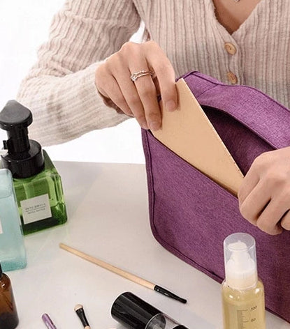 Deluxe Hanging Toiletry Bag Organizer - Travel-Friendly, Waterproof, Multi-Compartment Design for Easy Storage & Access