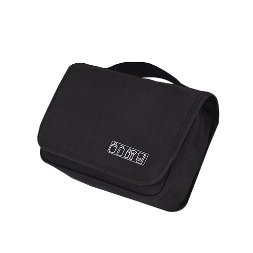 Deluxe Hanging Toiletry Bag Organizer - Travel-Friendly, Waterproof, Multi-Compartment Design for Easy Storage & Access