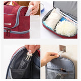 Large Hanging Toiletry Bag Organizer – Travel Case with Multiple Compartments