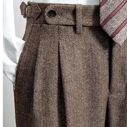 Elegant & Comfortable Belted Work Pants for All-Day Style | Versatile Office & Casual Wear