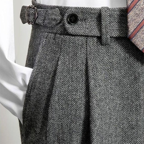 Elegant & Comfortable Belted Work Pants for All-Day Style | Versatile Office & Casual Wear