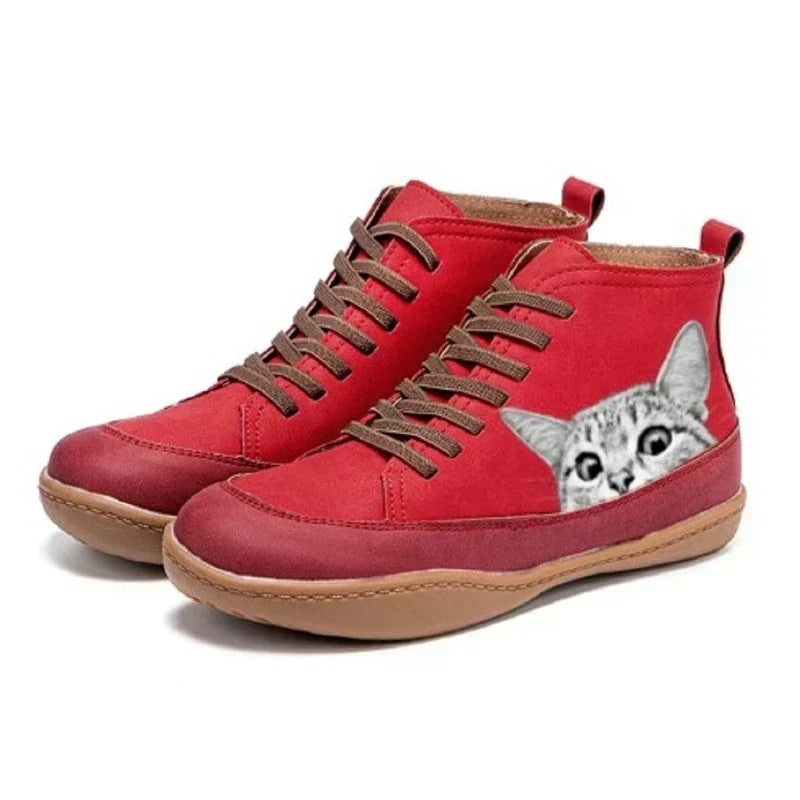Women's flat ankle boots, view 5