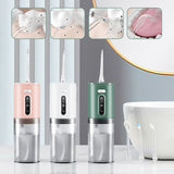 Electric Dental Water Flosser – 3 Pressure Settings, Rechargeable & Nozzle Set