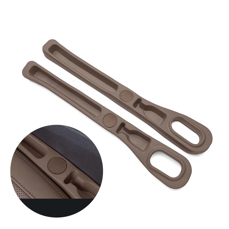 Car Seat Gap Filler with Storage – PU Leather, Phone & Key Pockets, Universal Fit
