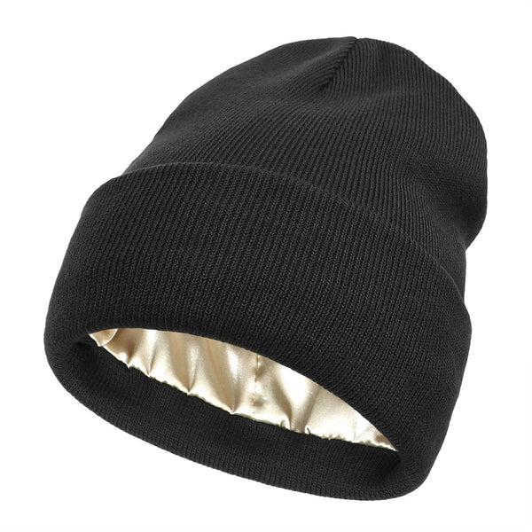 Noor – Winter Beanie with Silk Lining