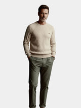 Men's longline cardigan, view 3