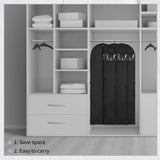 2-Pack Long Garment Storage Cover - 70.87" Dress Bag with Zipper & Clear Window for Easy Viewing - Durable Protection for Dresses & Gowns
