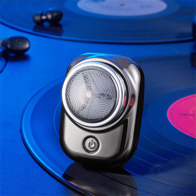 Mini Electric Shaver – USB-C Rechargeable, IPX7 Waterproof, 6-Blade, LED Display