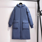 Plus-Size Long Padded Winter Jacket for Women - Warm, Stylish, and Comfortable Outerwear