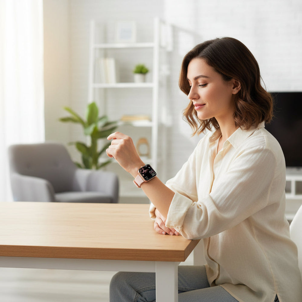 Blood Pressure Fitness Tracker Smartwatch