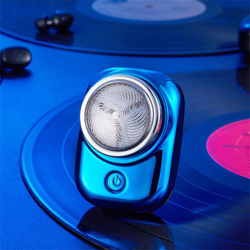 Mini Electric Shaver – USB-C Rechargeable, IPX7 Waterproof, 6-Blade, LED Display