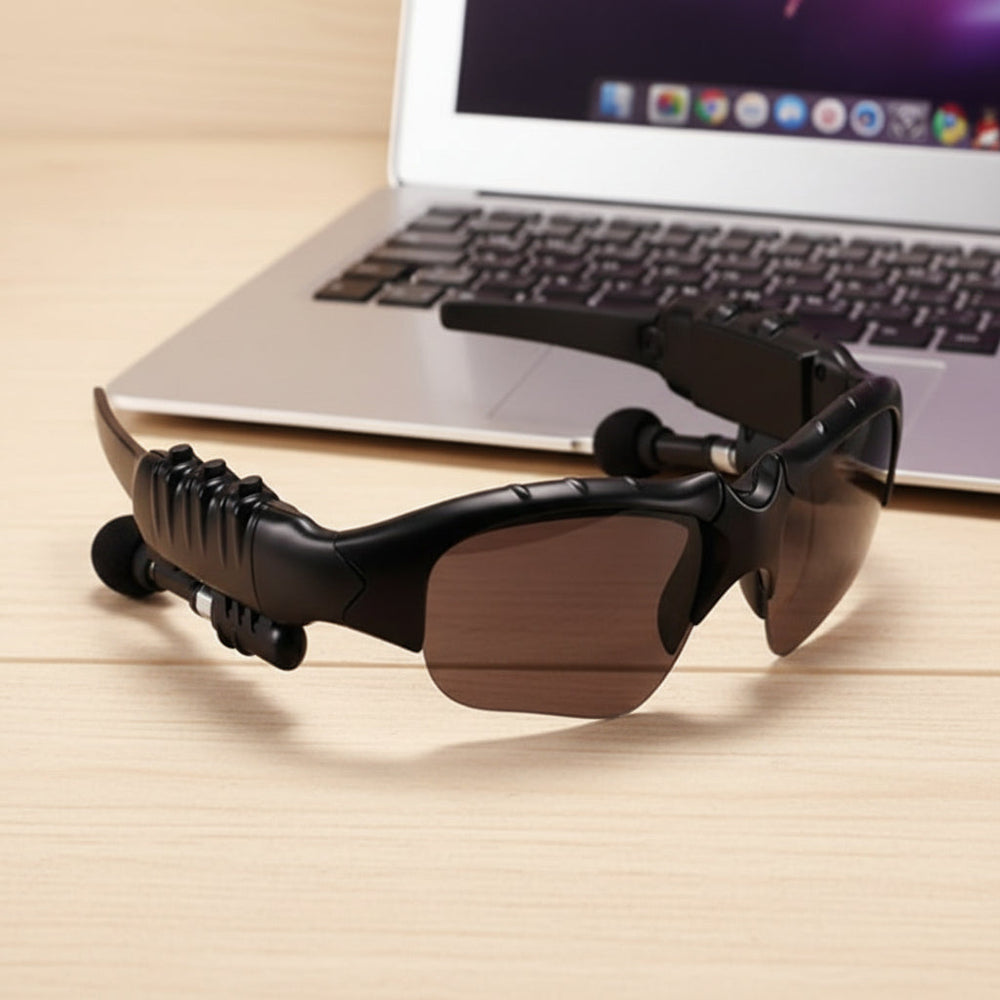 Bluetooth Audio Sunglasses – Polarized Lens, Wireless Headset & Sport Ready
