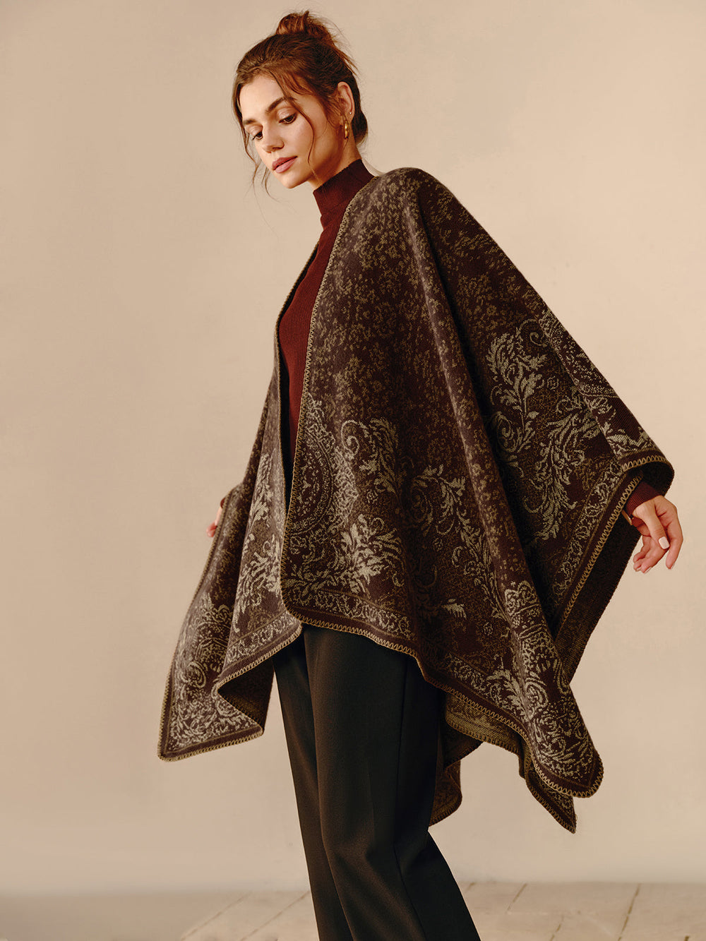 Boho Reversible Poncho - Seraphina