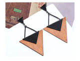 Trendy Boho Wood Teardrop Earrings | Lightweight & Stylish Jewelry for Every Occasion