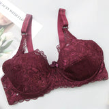 Plus-Size Lace Bra - Sexy & Elegant Design for Comfort and Style