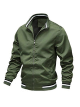 Men's zip-up bomber jacket, view 1