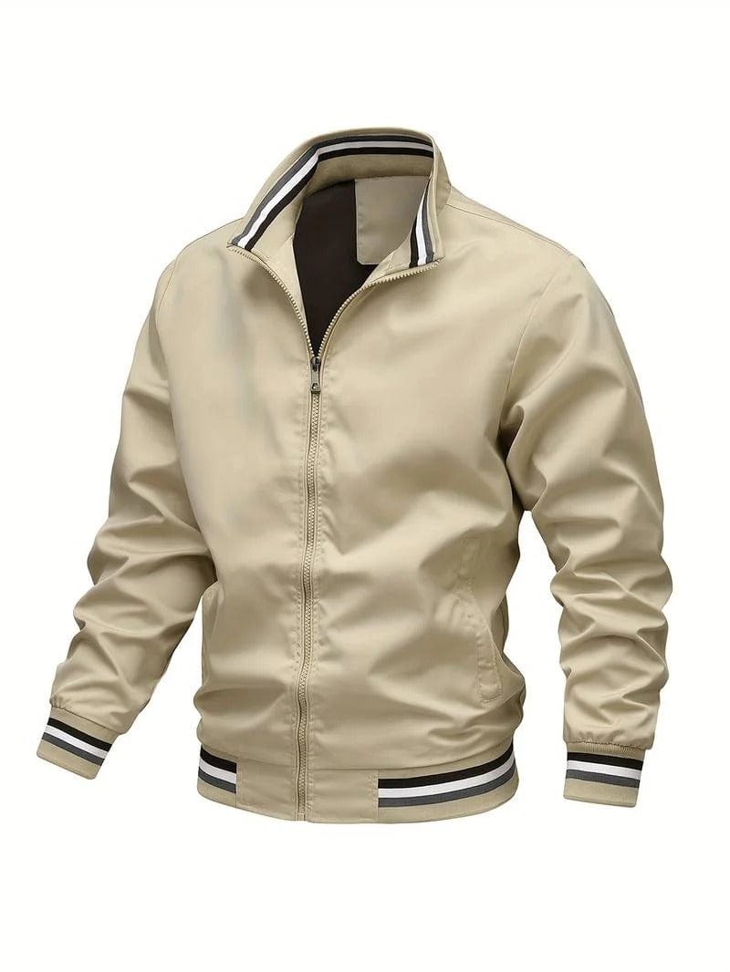 Men's zip-up bomber jacket, view 2