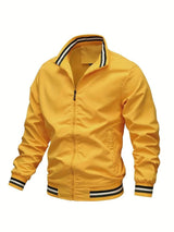 Men's zip-up bomber jacket, view 4