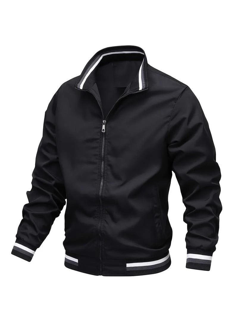 Men's zip-up bomber jacket, view 5