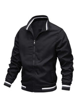 Men's zip-up bomber jacket, view 5