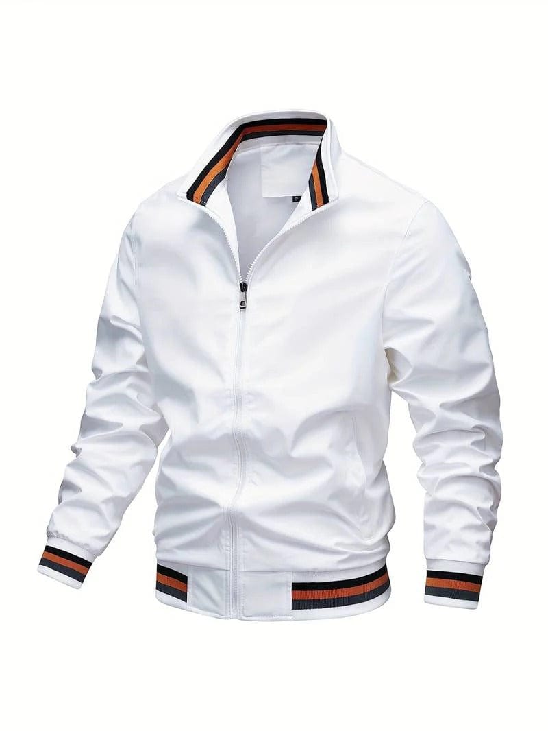 Men's zip-up bomber jacket, view 6