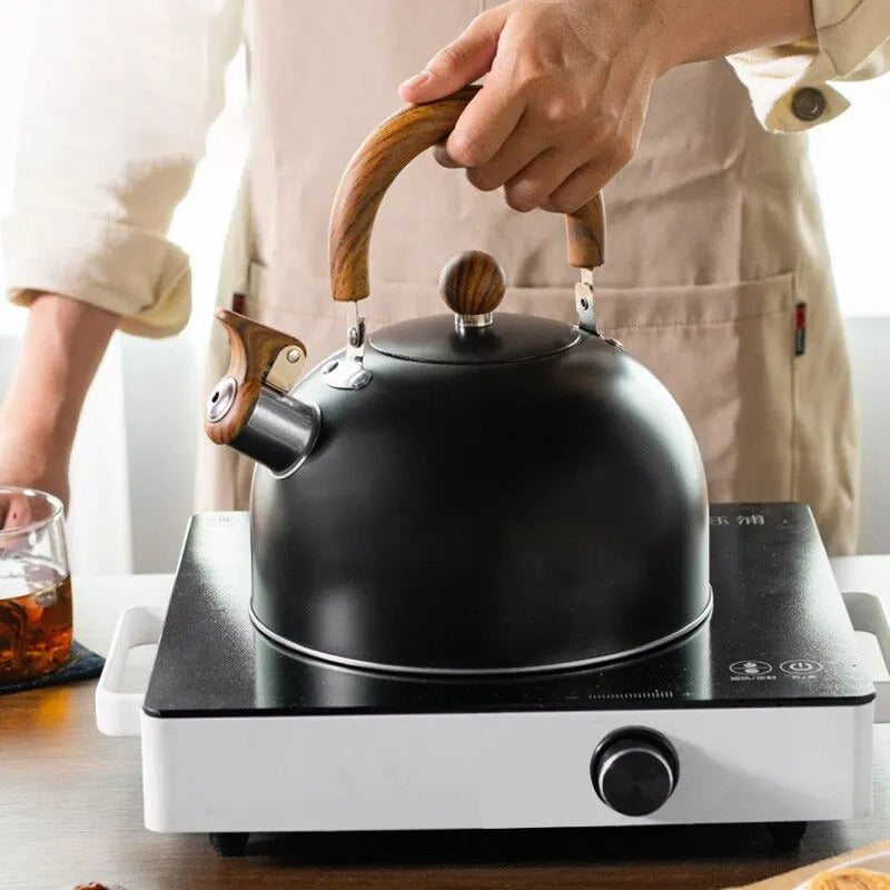 Stainless Steel Kettle with Whistle - Kavana