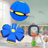 Flying Saucer Light-Up Ball – Deformation Design, Pet-Friendly & Educational Play