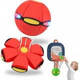Flying Saucer Light-Up Ball – Deformation Design, Pet-Friendly & Educational Play
