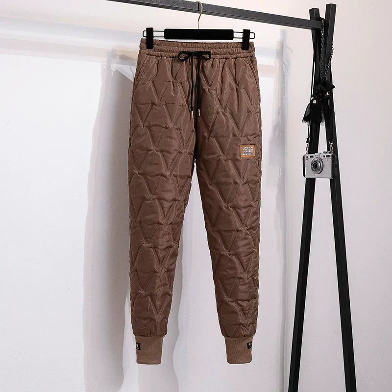 Plus Size Down-Cotton Winter Pants for Ultimate Warmth - Ideal for Cold Weather Comfort