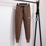 Plus Size Down-Cotton Winter Pants for Ultimate Warmth - Ideal for Cold Weather Comfort