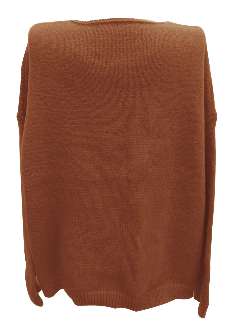 Plus Size Fall Oversized V-Neck Sweater for Curvy Figures - Cozy & Stylish Knitwear
