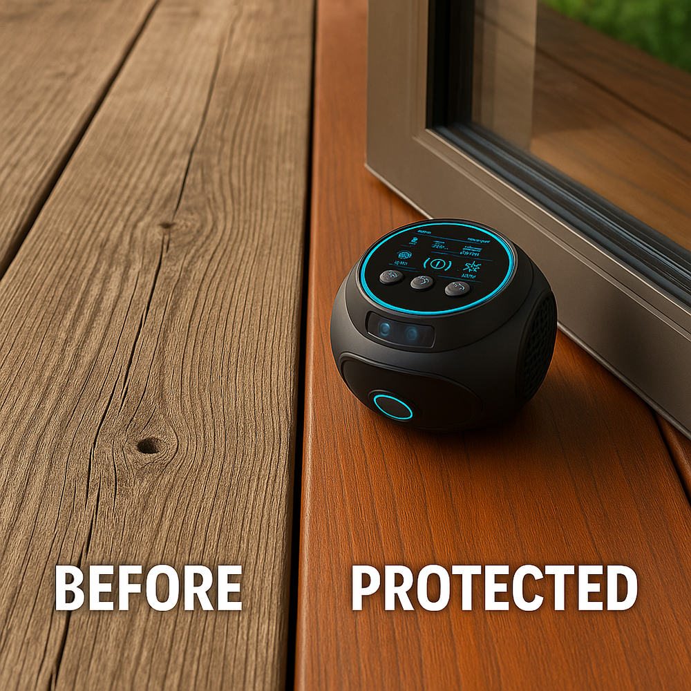 360° Ultrasonic Pest Repeller - Effective Insect Defense for Home & Garden